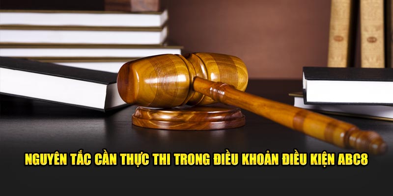 Nguyên tắc cần thực thi trong điều khoản điều kiện ABC8