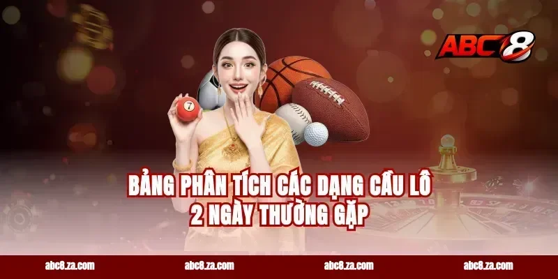 Bảng Phân Tích Các Dạng Cầu Lô 2 Ngày Thường Gặp